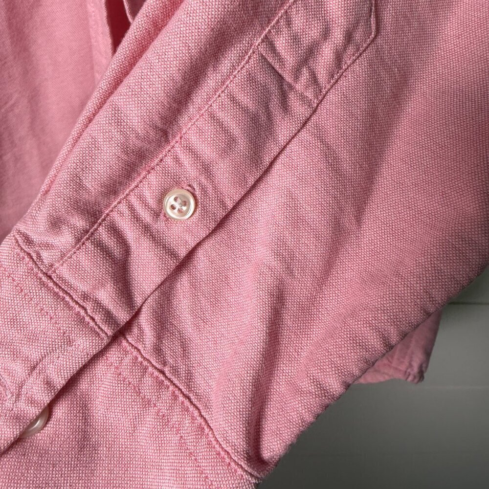 Lauren Ralph Lauren Women's Sz 10 Pink Button Down Shirt - Picture 6 of 7